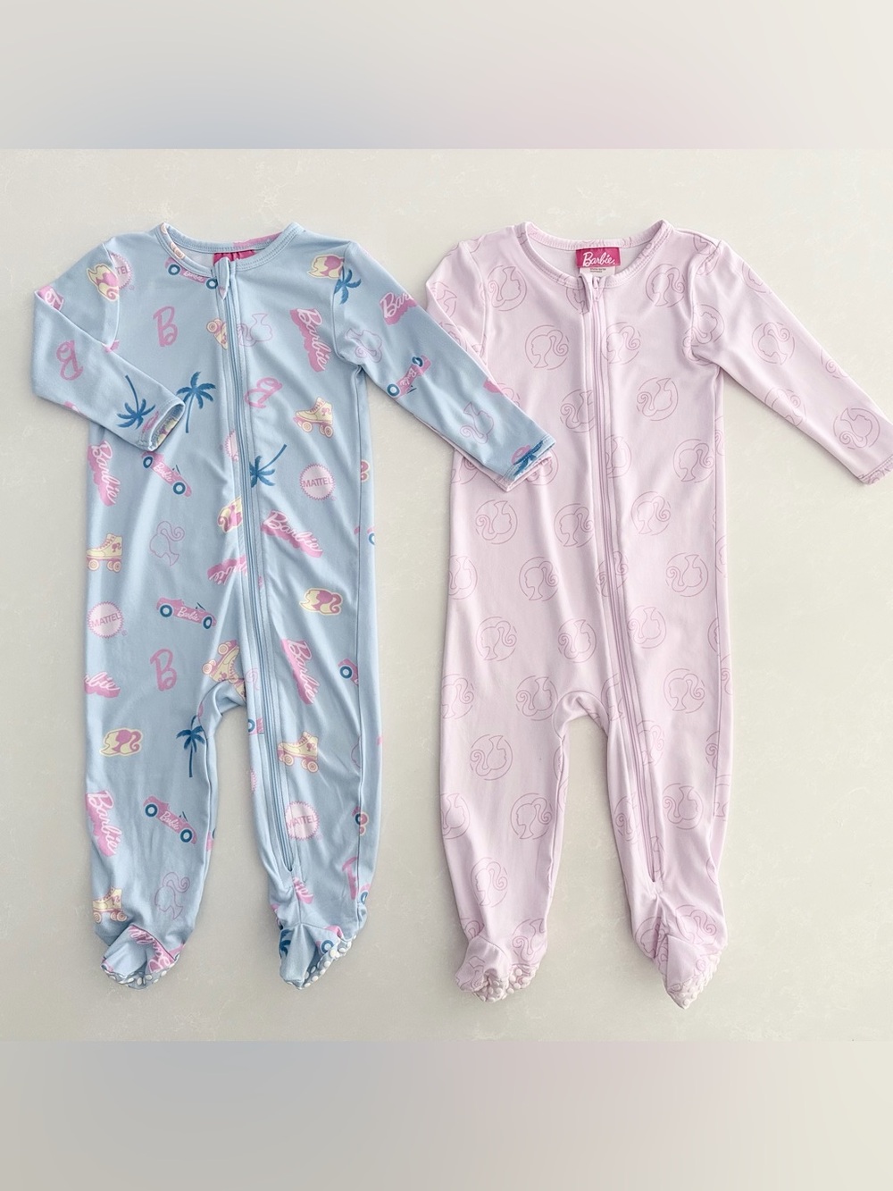 Barbie Baby Footed Sleepers Bundle • Size 12-18M